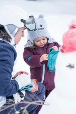 WEDZE Kids' Sledding Hat - Grey -WEDZE SHOP sledding hat k 11