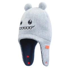 WEDZE Kids' Sledding Hat - Grey -WEDZE SHOP sledding hat k 2