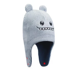 WEDZE Kids' Sledding Hat - Grey