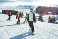 Men's Built-In Foam Pad Snowboard Pants - SNB 100 Black -WEDZE SHOP snb 100 snowboard pants men 11