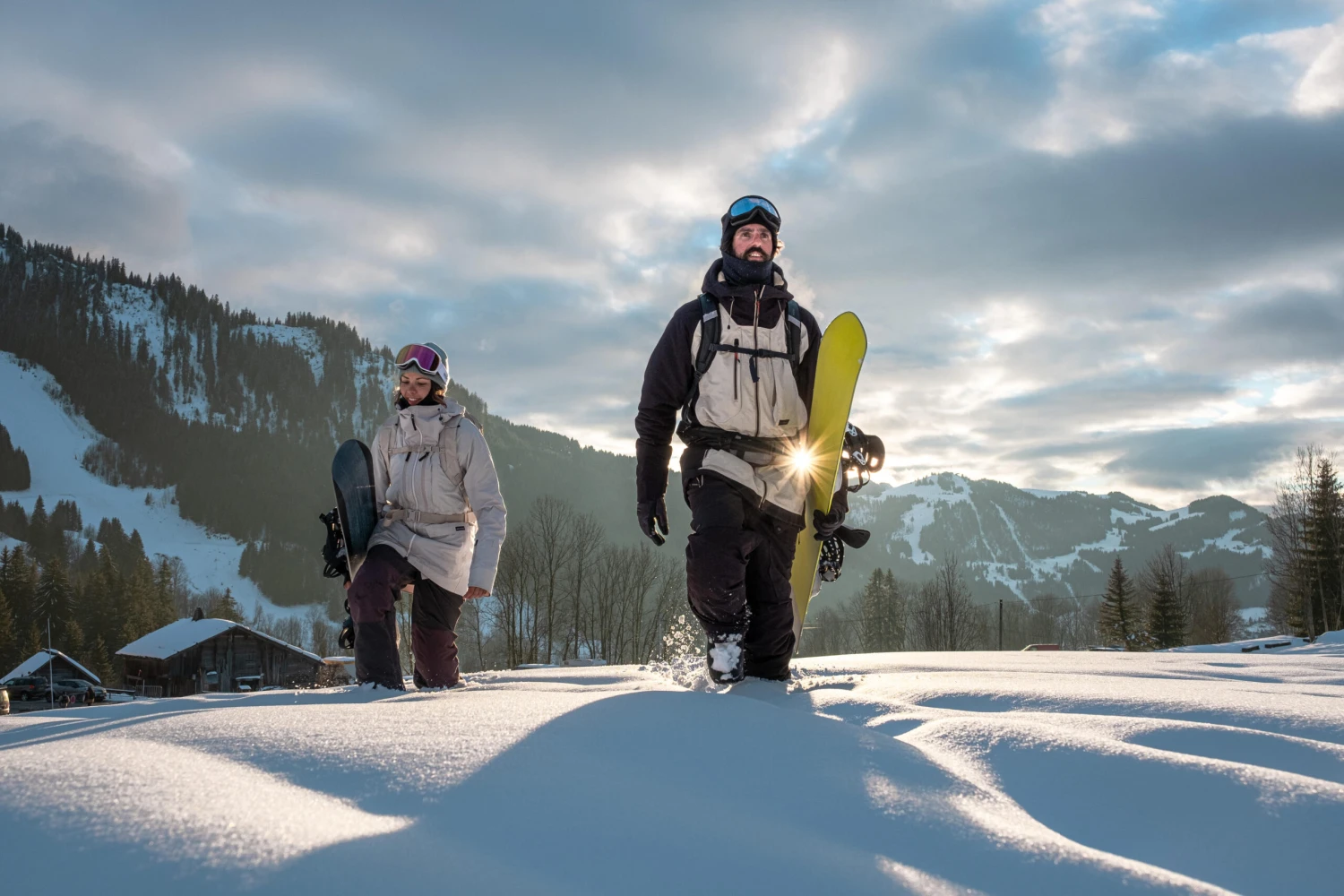 Men's Snowboard Jacket – SNB 900 Beige 15 Men's Snowboard Jacket – SNB 900 Beige - Image 15