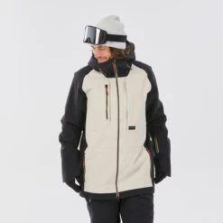 Men's Snowboard Jacket – SNB 900 Beige