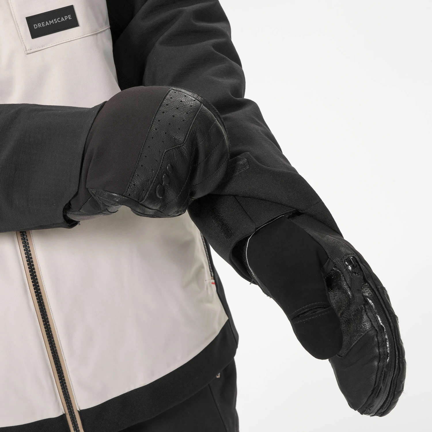 Men's Snowboard Jacket – SNB 900 Beige 7 Men's Snowboard Jacket – SNB 900 Beige - Image 7