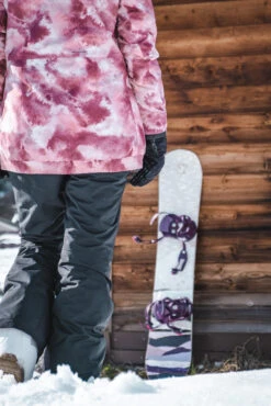 Women's Snowboard And Ski Jacket - 100 Pink -WEDZE SHOP snowboard ski jacket snb 100 pink 12