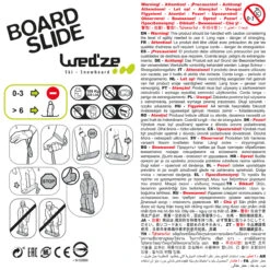 WEDZE Snowskate - BoardSlide Black/Red 19 WEDZE Snowskate - BoardSlide Black/Red -WEDZE SHOP snowskate boardslide black red 9
