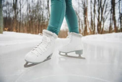 Warm Figure Skates - IS 120 White -WEDZE SHOP warm figure skates is 120 white 3