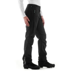 Women’s Cross-Country Skiing Overpants - 150 Black -WEDZE SHOP women s cross country ski overpants xc s 150 black 4