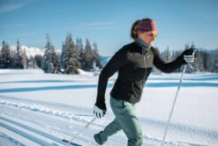 Women's Cross-Country Skiing Jacket – 550 Black -WEDZE SHOP women s cross country skiing jacket 550 black 8