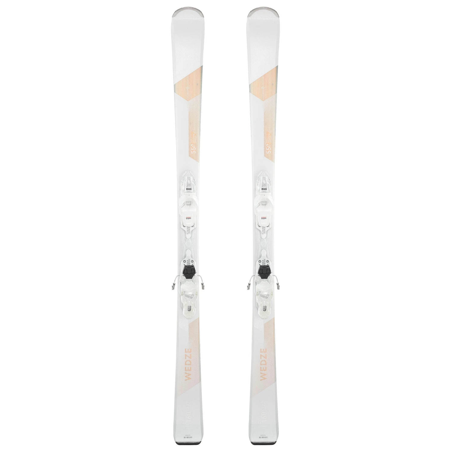WEDZE Cross 550+ Downhill Skis With Bindings - Women 1 WEDZE Cross 550+ Downhill Skis With Bindings - Women