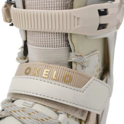 Women's Ice Skates - FIT 520 Warm White/Brown -WEDZE SHOP women s ice skates fit 520 warm white brown 8