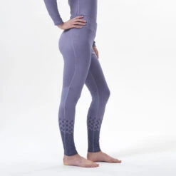 WEDZE Women's Ski Base Layer Bottoms - 500 Purple -WEDZE SHOP women s ski base layer bottoms 500 purple 2