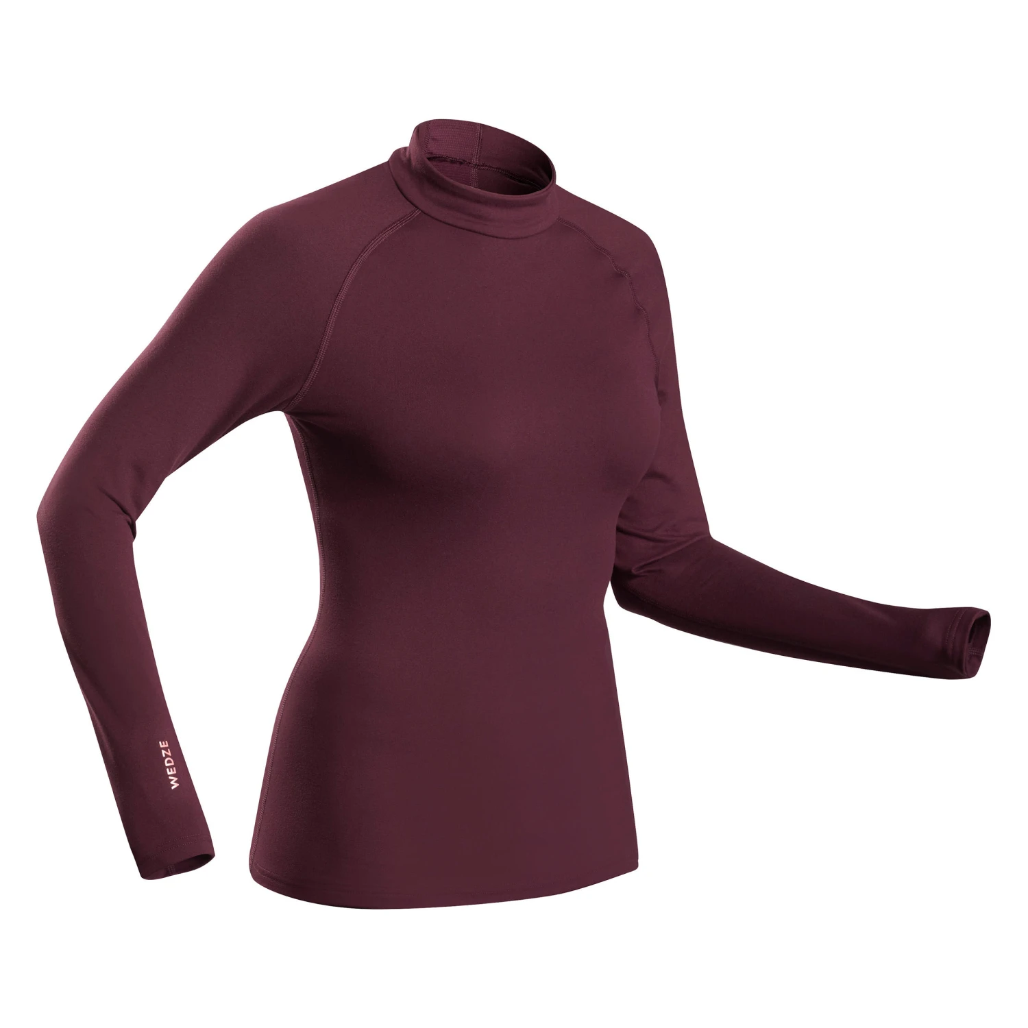 WEDZE Women's Ski Base Layer Top - BL 500 Red 1 WEDZE Women's Ski Base Layer Top - BL 500 Red