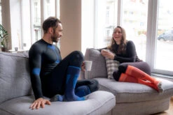 WEDZE Women’s Ski Base Layer Top - BL 580 Black -WEDZE SHOP women s ski base layer top i soft 580 black purple 4