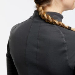 WEDZE Women's Ski Base Layer Top With Half-Zipper - BL 500 Grey 13 WEDZE Women's Ski Base Layer Top With Half-Zipper - BL 500 Grey -WEDZE SHOP women s ski base layer top with half zipper bl 500 grey 5