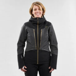 WEDZE Women's Ski Jacket & Midlayer - 980 Black 28 WEDZE Women's Ski Jacket & Midlayer - 980 Black -WEDZE SHOP women s ski jacket midlayer 980 black 8