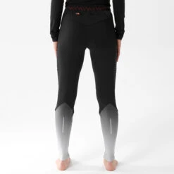 Women’s Cross-Country Ski Leggings - 500 Black -WEDZE SHOP women s ski leggings 500 black 3