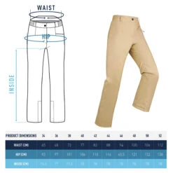 WEDZE Women’s Ski Pants - 100 Beige 17 WEDZE Women’s Ski Pants - 100 Beige -WEDZE SHOP women s ski pants 100 beige 8