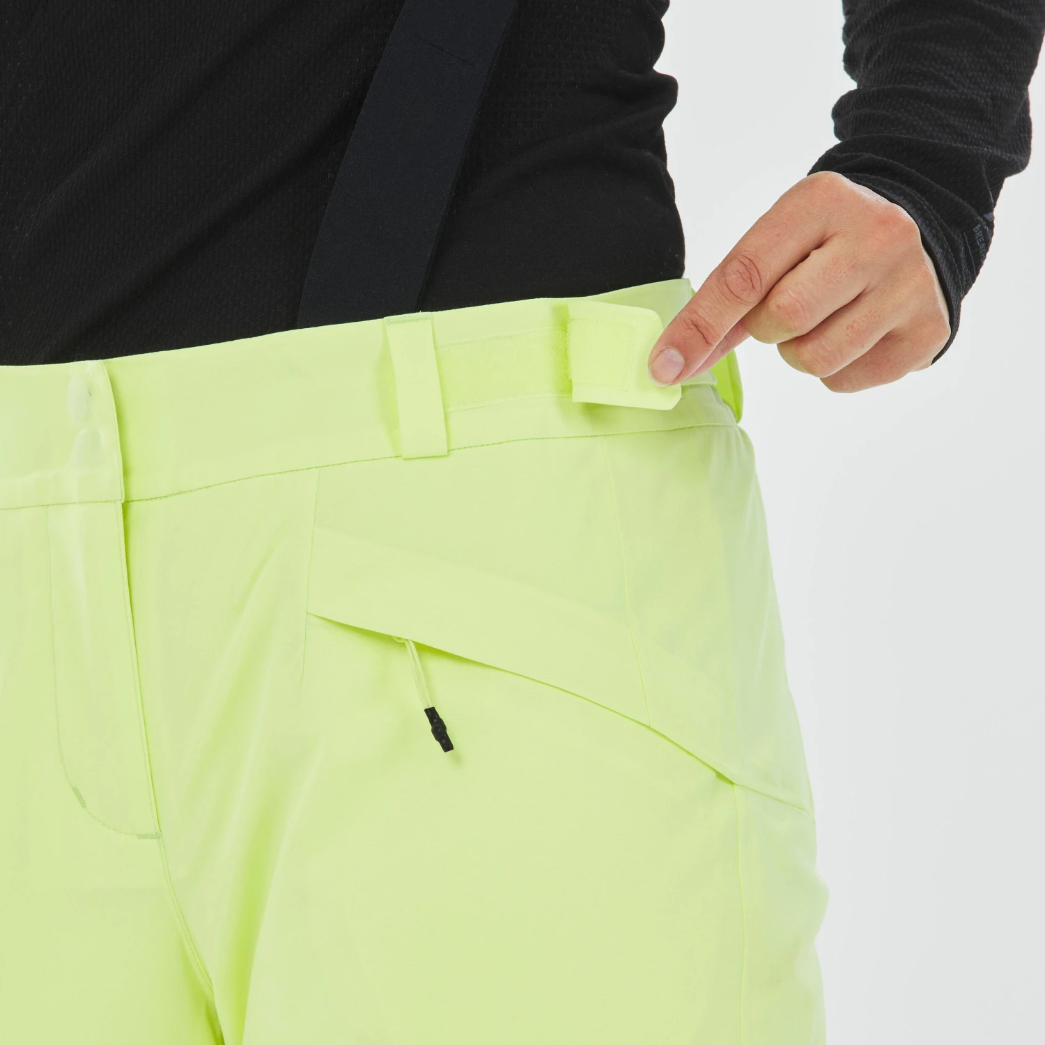 WEDZE Women's Downhill Ski Pants - 580 Yellow 7 WEDZE Women's Downhill Ski Pants - 580 Yellow - Image 7