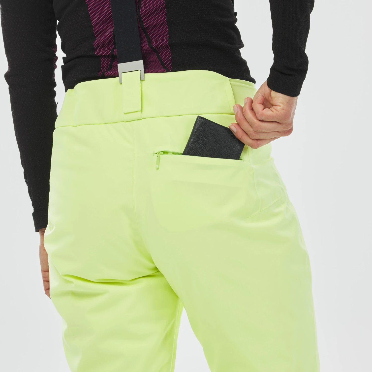 WEDZE Women's Downhill Ski Pants - 580 Yellow 10 WEDZE Women's Downhill Ski Pants - 580 Yellow - Image 10