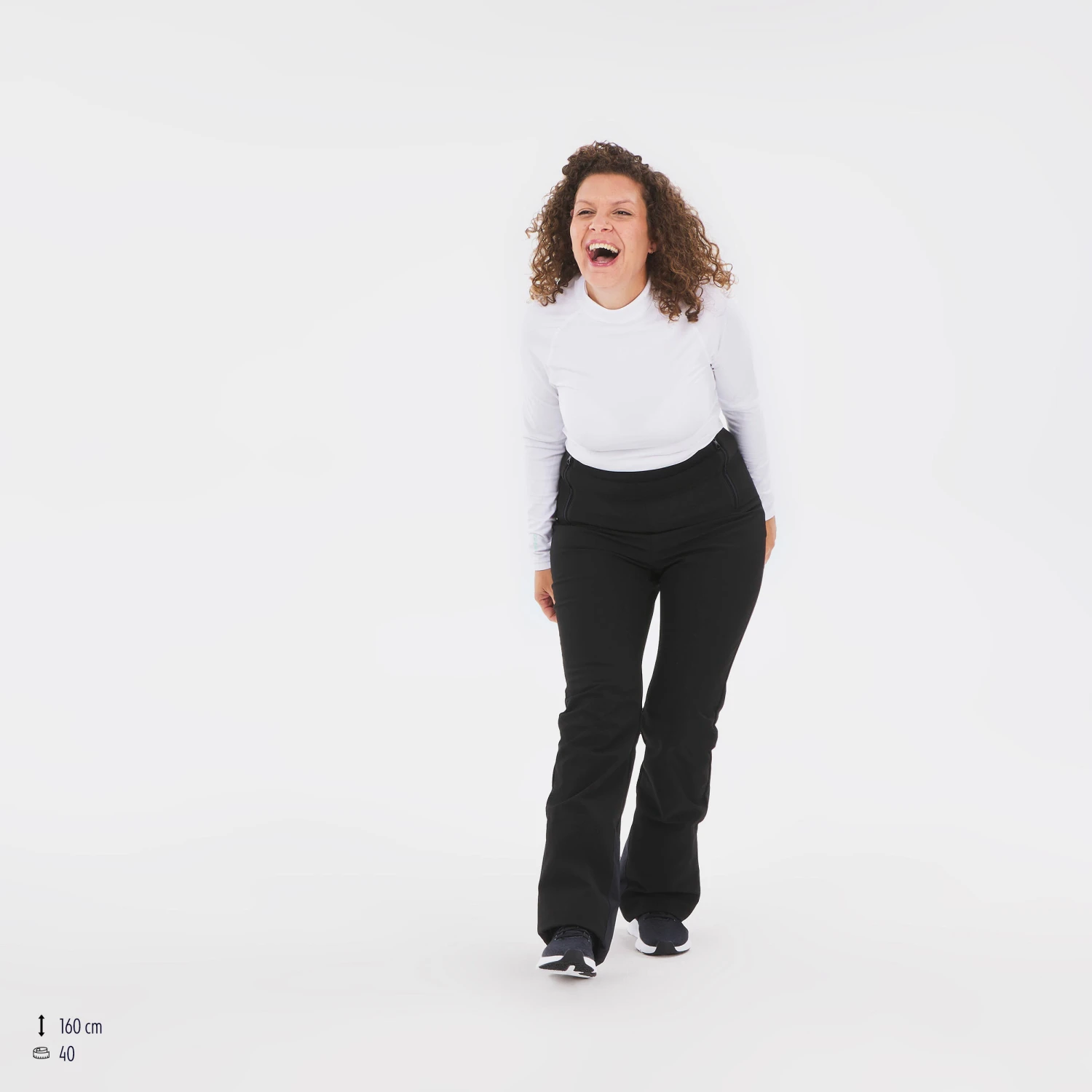 WEDZE Women’s Slim-Fit Ski Pants - PA 500 Black 13 WEDZE Women’s Slim-Fit Ski Pants - PA 500 Black - Image 13