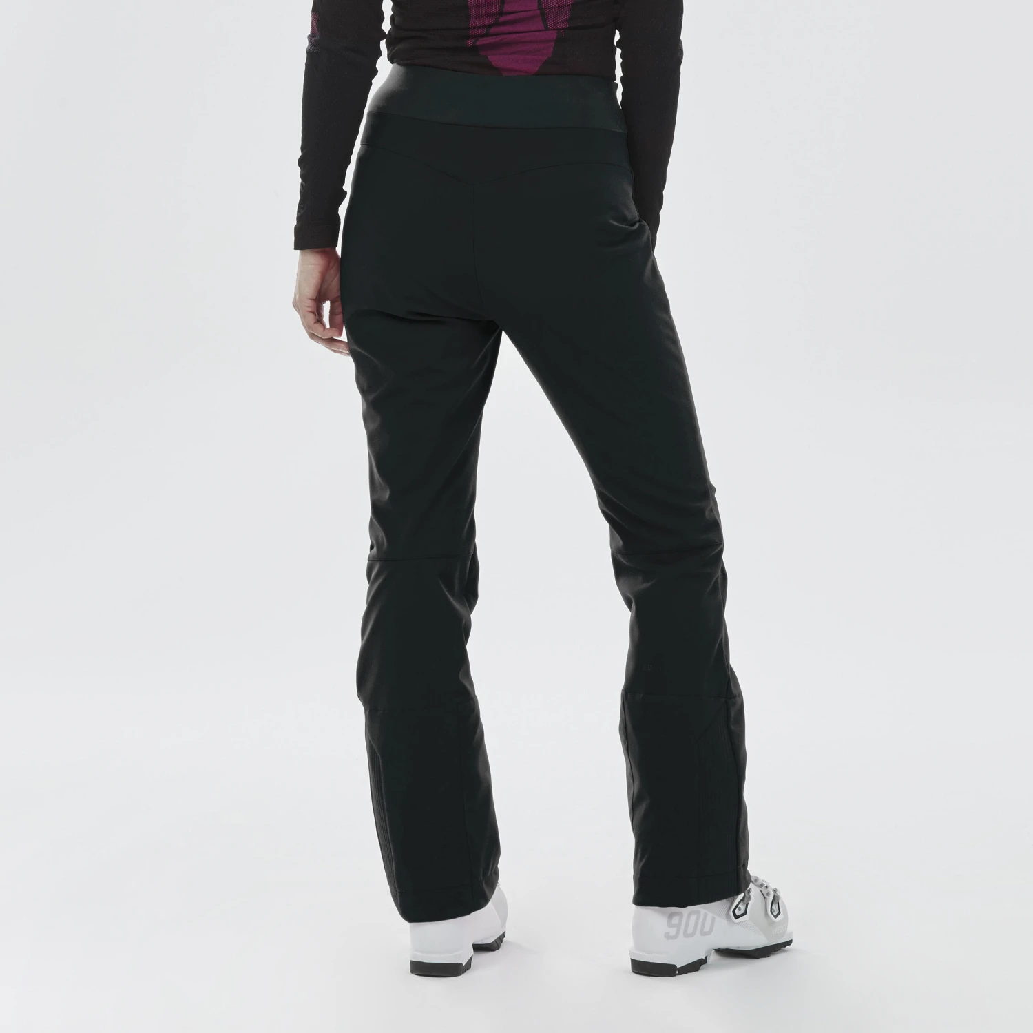 WEDZE Women’s Slim-Fit Ski Pants - PA 500 Black 5 WEDZE Women’s Slim-Fit Ski Pants - PA 500 Black - Image 5