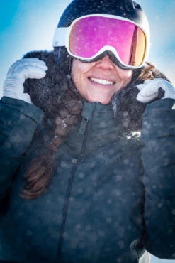 WEDZE Women’s Mid-Length Ski Jacket - Warm 100 Green 34 WEDZE Women’s Mid-Length Ski Jacket - Warm 100 Green -WEDZE SHOP womens downhill ski jacket 100 blue 15