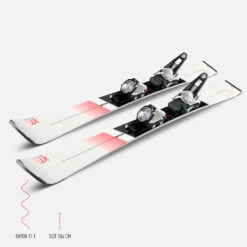 WEDZE Women’s Downhill Skis With Bindings - Boost 900 -WEDZE SHOP womens downhill skis with bindings boost900 r 3
