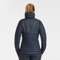 WEDZE Women’s Ski Down Jacket - FR 900 Blue 23 WEDZE Women’s Ski Down Jacket - FR 900 Blue -WEDZE SHOP womens ski down jacket fr 900 blue 5