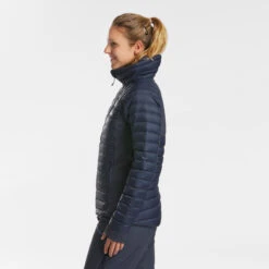 WEDZE Women’s Ski Down Jacket - FR 900 Blue 24 WEDZE Women’s Ski Down Jacket - FR 900 Blue -WEDZE SHOP womens ski down jacket fr 900 blue 6