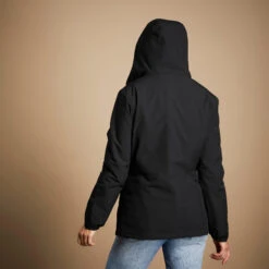 WEDZE Women’s Ski Jacket - 100 Black -WEDZE SHOP womens ski jacket 100 black 4