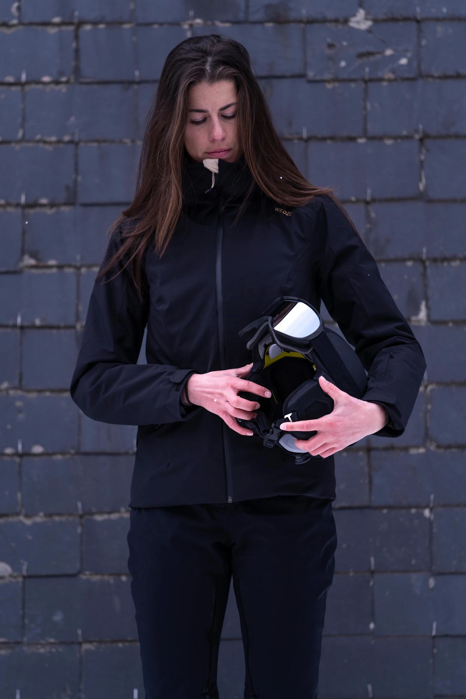 WEDZE Women’s Downhill Ski Jacket - 500 Black 16 WEDZE Women’s Downhill Ski Jacket - 500 Black - Image 16