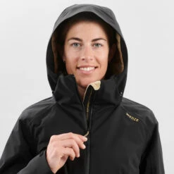 WEDZE Women’s Downhill Ski Jacket - 500 Black 22 WEDZE Women’s Downhill Ski Jacket - 500 Black -WEDZE SHOP womens ski jacket 500 black 6
