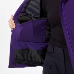WEDZE Women’s Downhill Ski Jacket - 500 Purple 13 WEDZE Women’s Downhill Ski Jacket - 500 Purple -WEDZE SHOP womens ski jacket 500 purple 4