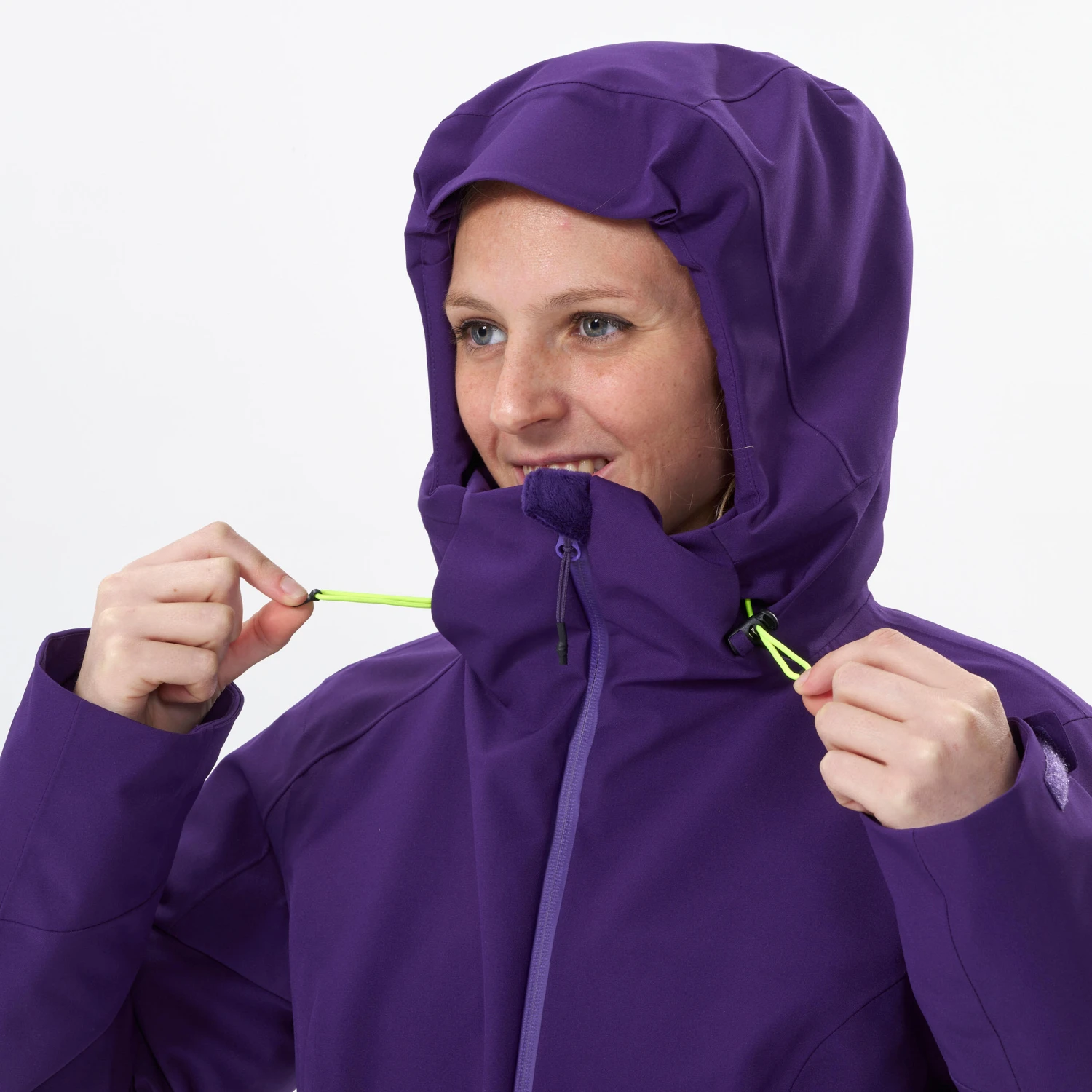 WEDZE Women’s Downhill Ski Jacket - 500 Purple 8 WEDZE Women’s Downhill Ski Jacket - 500 Purple - Image 8