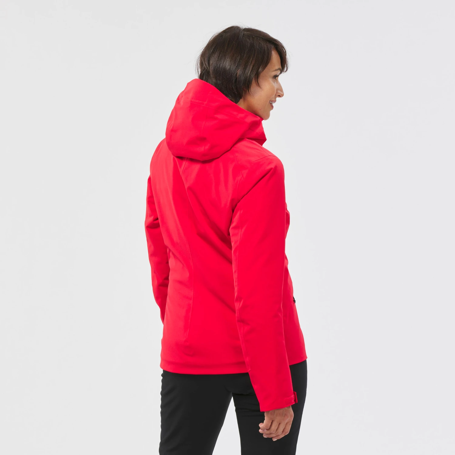 WEDZE Women’s Downhill Ski Jacket - 500 Red 4 WEDZE Women’s Downhill Ski Jacket - 500 Red - Image 4