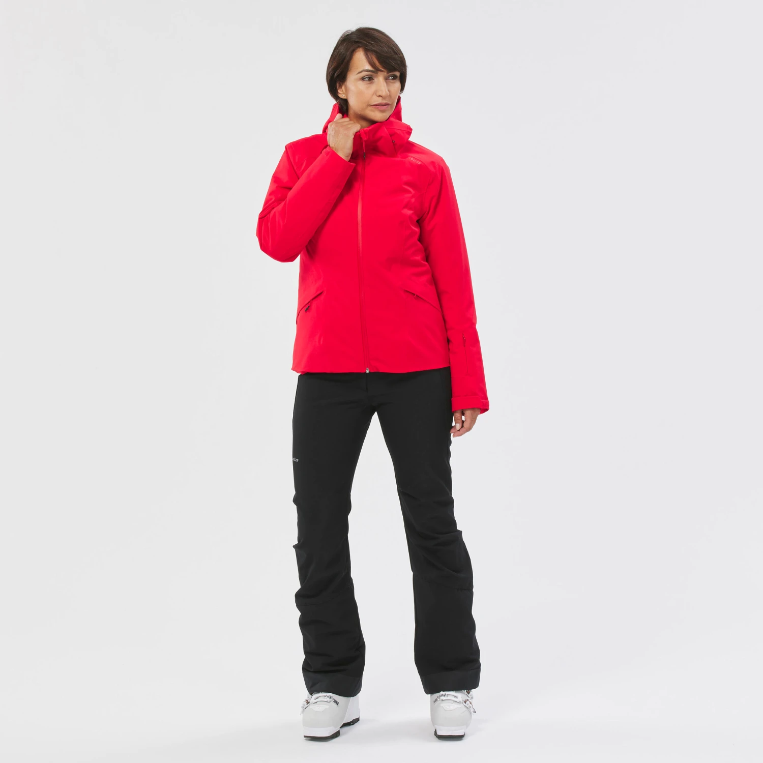 WEDZE Women’s Downhill Ski Jacket - 500 Red 6 WEDZE Women’s Downhill Ski Jacket - 500 Red - Image 6