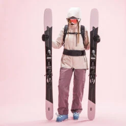 WEDZE Women’s Ski Jacket - FR 500 Pink 22 WEDZE Women’s Ski Jacket - FR 500 Pink -WEDZE SHOP womens ski jacket fr 500 pink 3