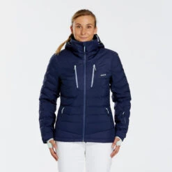 WEDZE Women's Ski Jacket - Warm 900 Purple