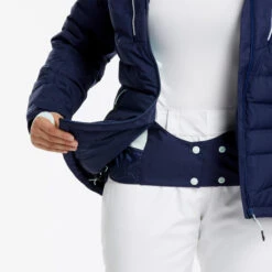 WEDZE Women's Ski Jacket - Warm 900 Purple -WEDZE SHOP womens ski jacket warm 900 blue 6