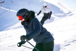 WEDZE Women’s Mid-Length Ski Jacket - Warm 100 Navy -WEDZE SHOP womens ski mid length jacket warm 100 navy 18