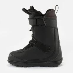 Women’s Snowboard Boots - All Road 500 Black -WEDZE SHOP womens snowboard boot all road 500 black 2