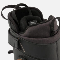 Women’s Snowboard Boots - All Road 500 Black -WEDZE SHOP womens snowboard boot all road 500 black 5