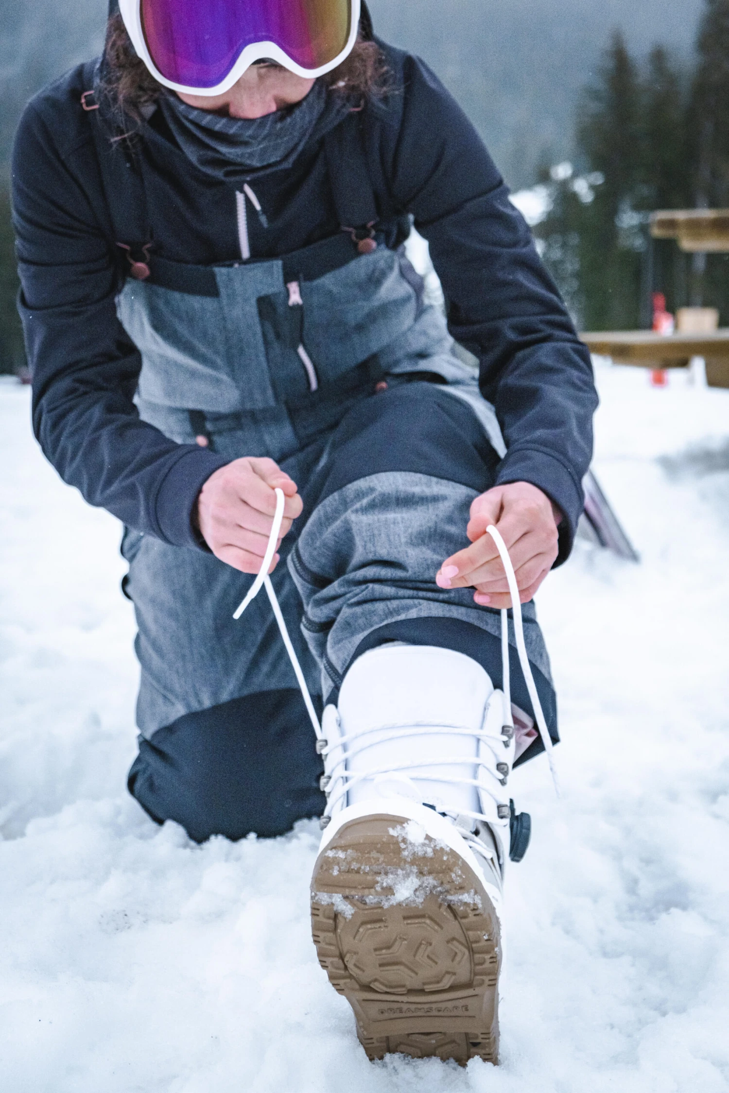 Women’s Snowboard Boots - Endzone White 12 Women’s Snowboard Boots - Endzone White - Image 12