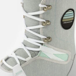 Women’s Snowboard Boots - SNB 100 Grey 17 Women’s Snowboard Boots - SNB 100 Grey -WEDZE SHOP womens snowboard boots snb 100 grey 6