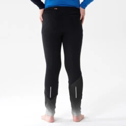Kids' Cross-country Ski Leggings - XC S 500 Black -WEDZE SHOP xc s 500 cross country ski leggings kids 2