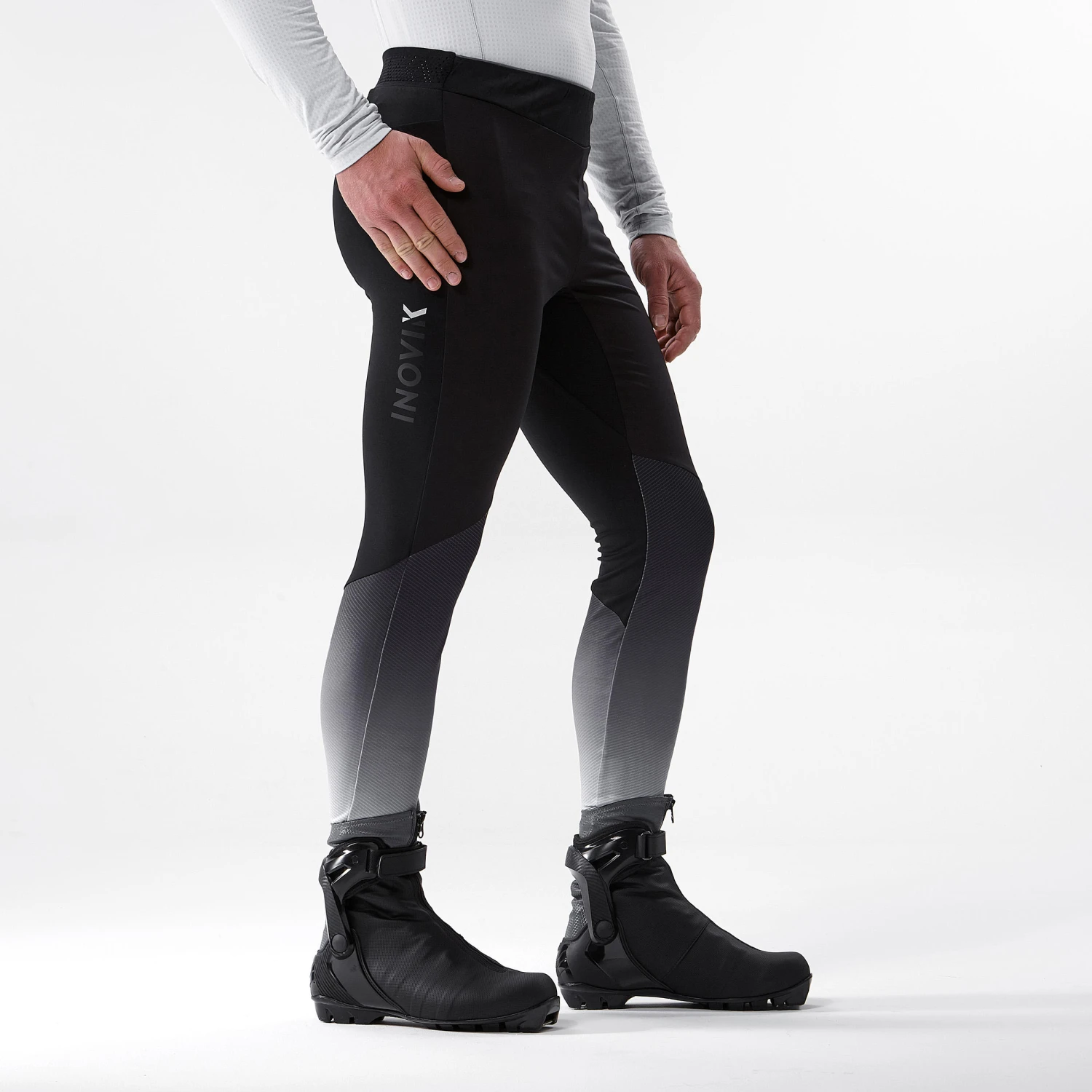 Men's Cross-Country Ski Leggings - XC S 500 Black 3 Men's Cross-Country Ski Leggings - XC S 500 Black - Image 3
